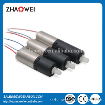Low power 3V 6mm 40rpm DC micro gear box motor